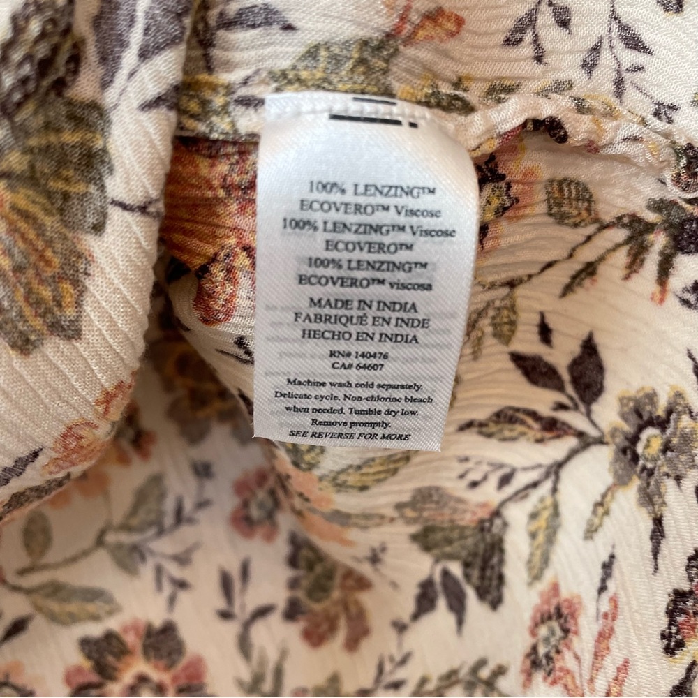 Faherty Floral Top - Picture 4 of 5
